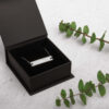 Engraved Silver Bar Chain Necklace - Image 2