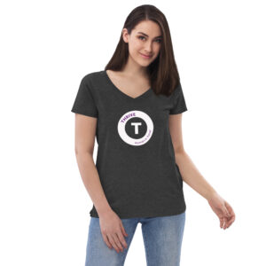 Women’s recycled v-neck t-shirt - Image 12
