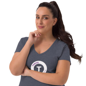 Women’s recycled v-neck t-shirt - Image 3