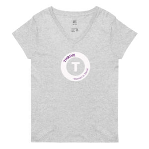 Women’s recycled v-neck t-shirt - Image 2