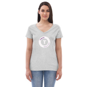 Women’s recycled v-neck t-shirt - Image 15