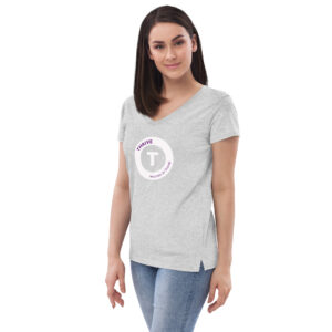 Women’s recycled v-neck t-shirt - Image 18