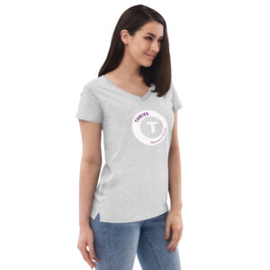 Women’s recycled v-neck t-shirt - Image 17