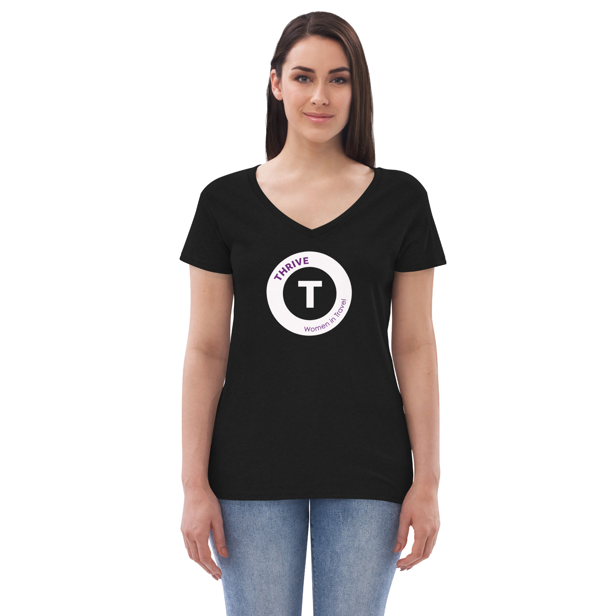 Women’s recycled v-neck t-shirt - Image 19