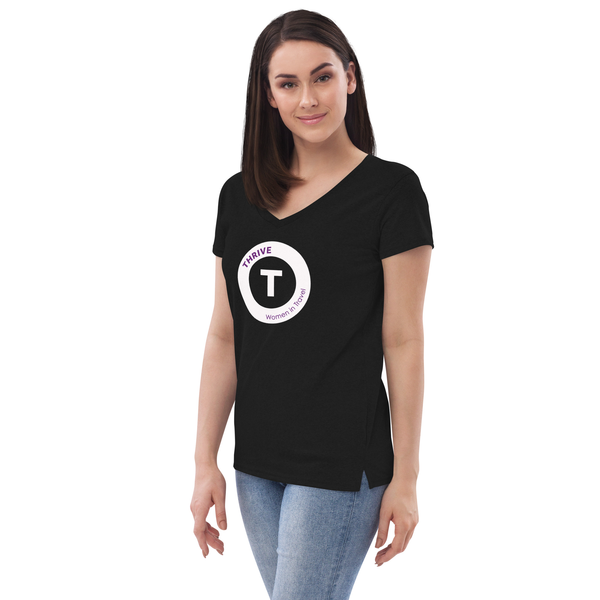 Women’s recycled v-neck t-shirt - Image 21