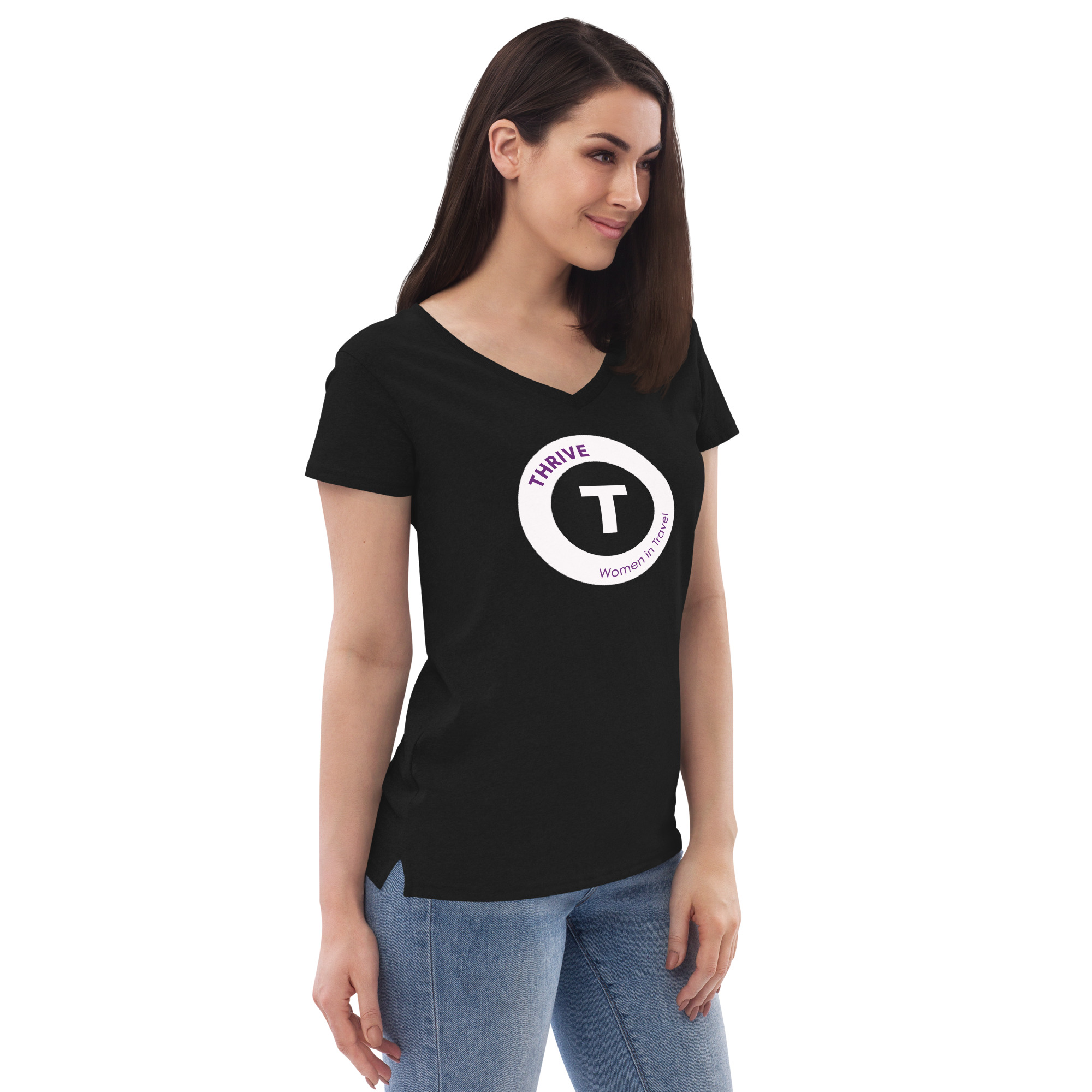 Women’s recycled v-neck t-shirt - Image 22